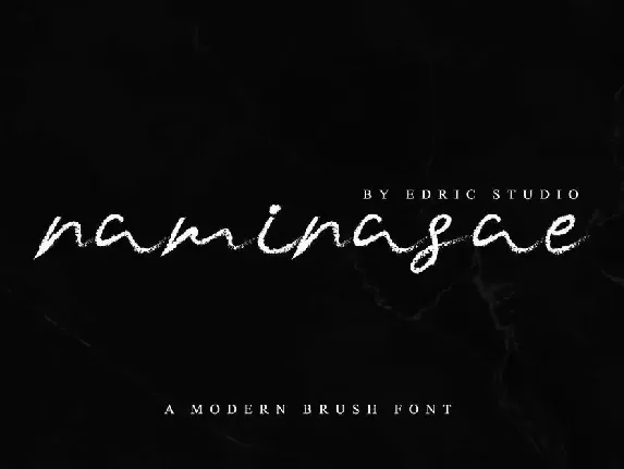 Naminasae Demo font