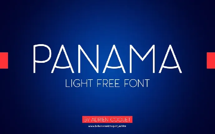 Panama font