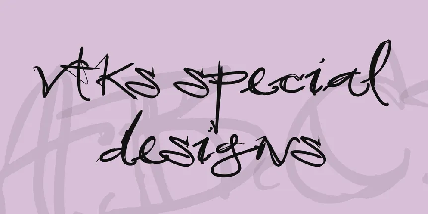 vtks special designs font