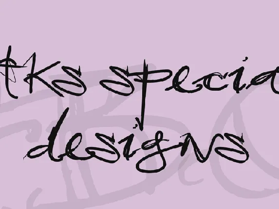 vtks special designs font