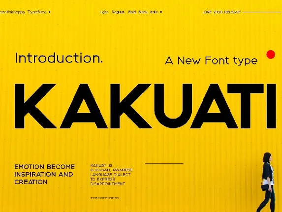 Kakuati Sans Serif font