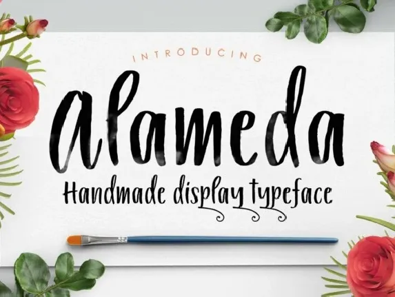 Alameda Brush font