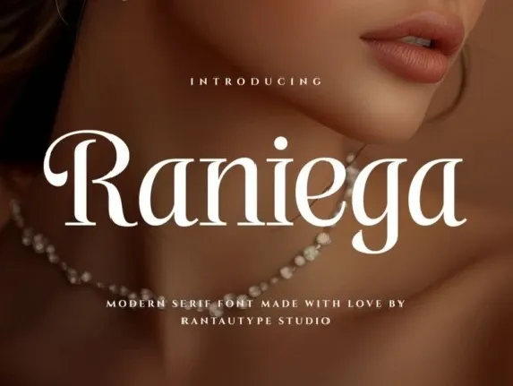 Raniega font