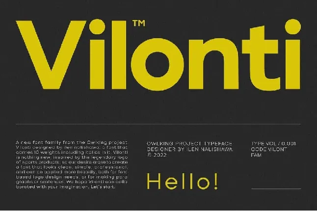 Vilonti font