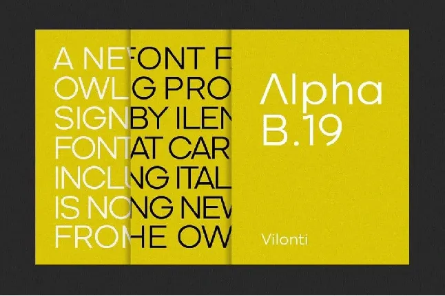 Vilonti font