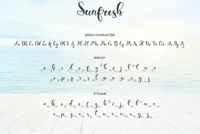 Sunfresh font