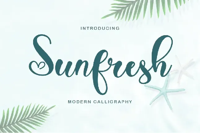 Sunfresh font