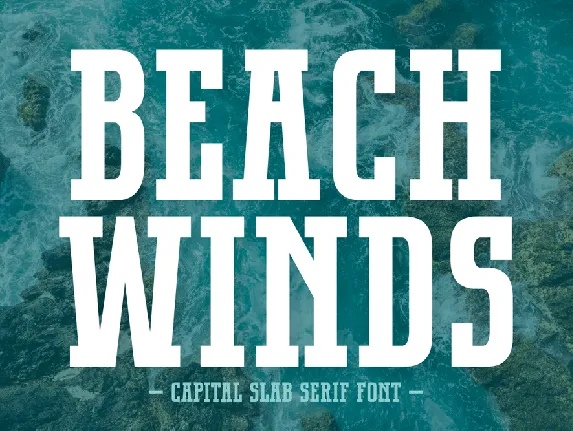 Beach Winds font