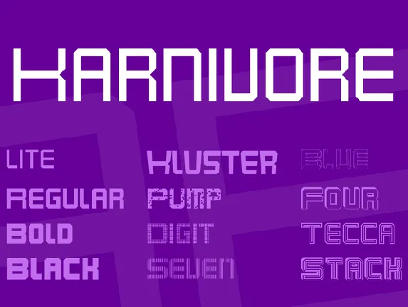 Karnivore font