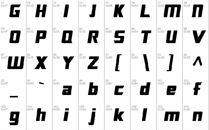 SF TransRobotics font