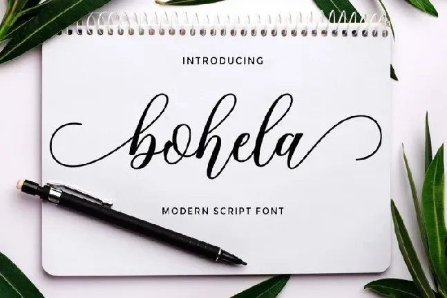 Bohela font