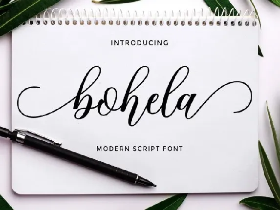 Bohela font