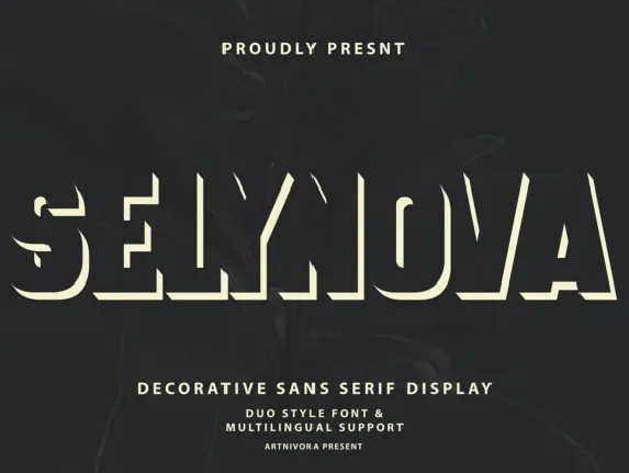 Selynova font