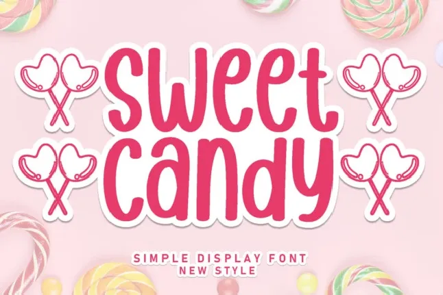 Sweet Candy Display Typeface font