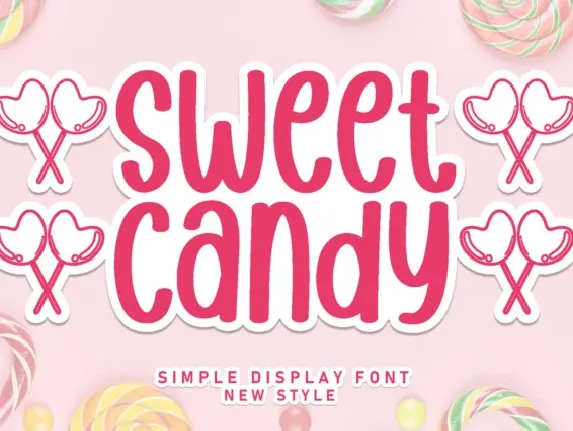 Sweet Candy Display Typeface font