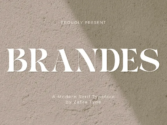 Brandes font