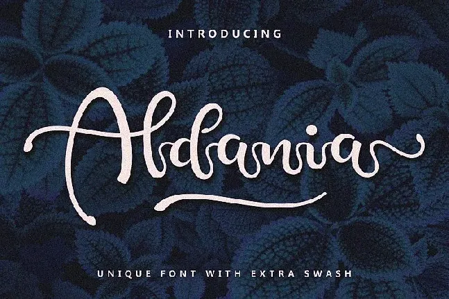 Aldania Script font