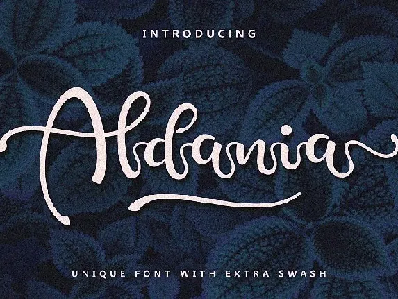 Aldania Script font