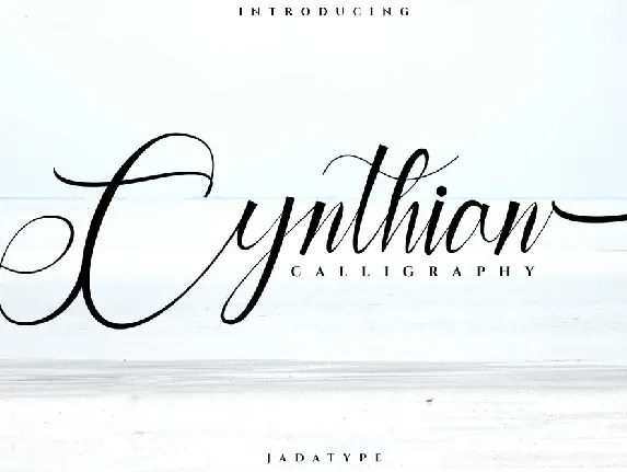 Cynthian font