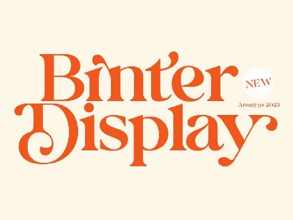 Binter Display font