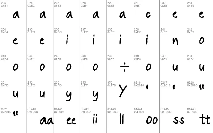 Vamsteino font