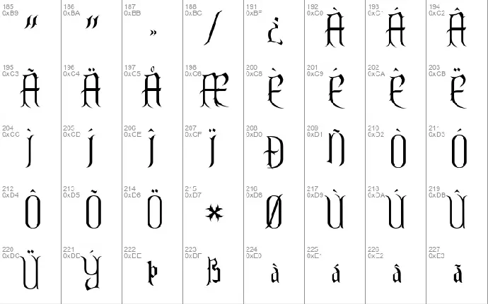 Endor font