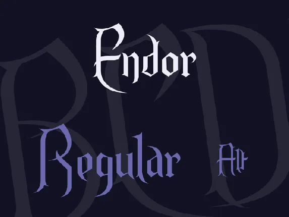 Endor font