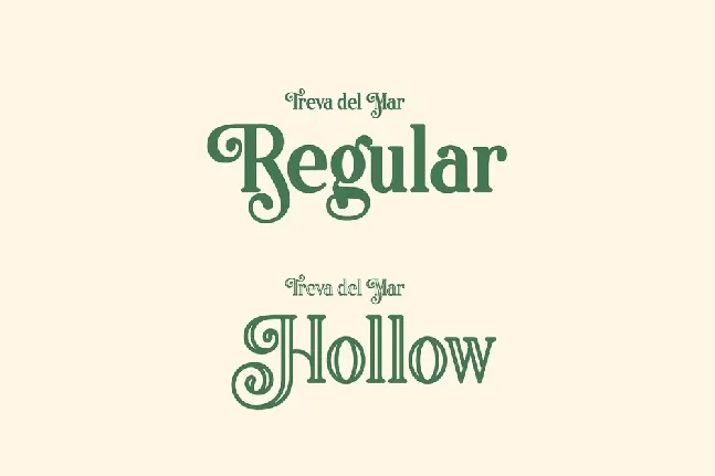 Treva del Mar Serif font