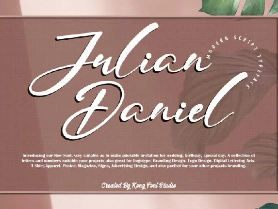 Julian Daniel font