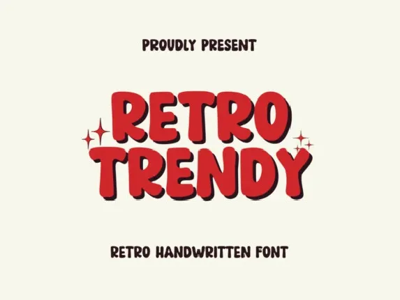 Retro Trendy font