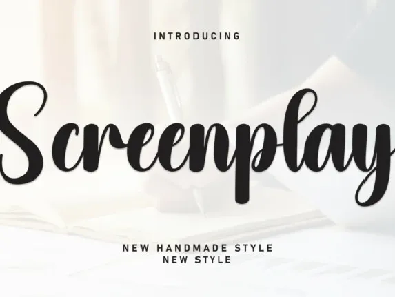 Screenplay Script font