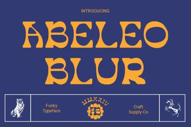 Abeleo Blur font