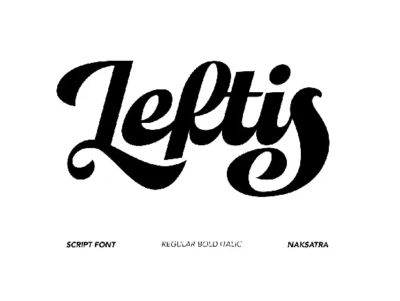 Leftis font