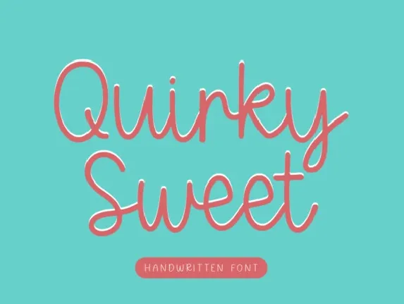 Quirky Sweet font