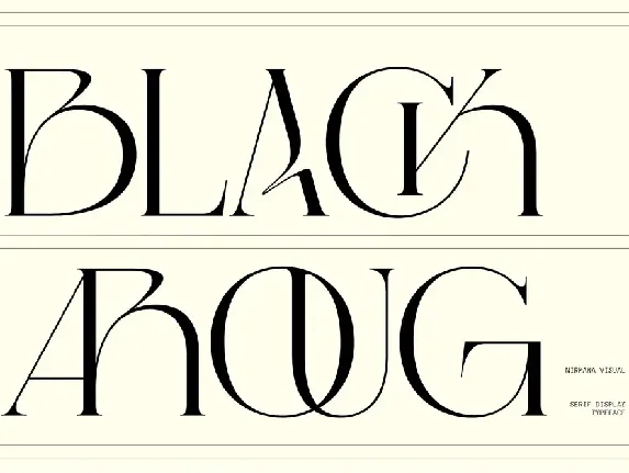 Black Aroug - Demo Version font