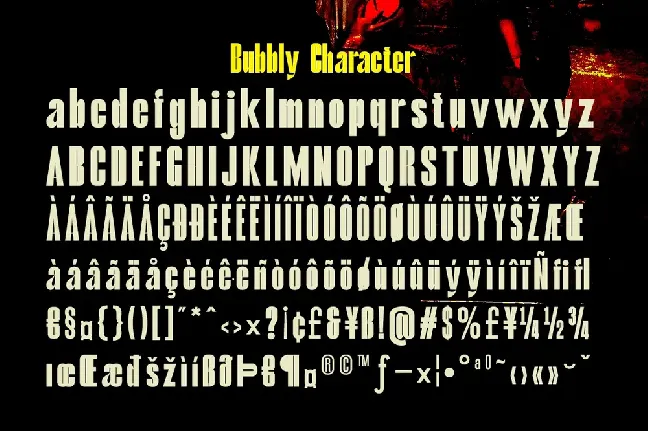 Bubbly font