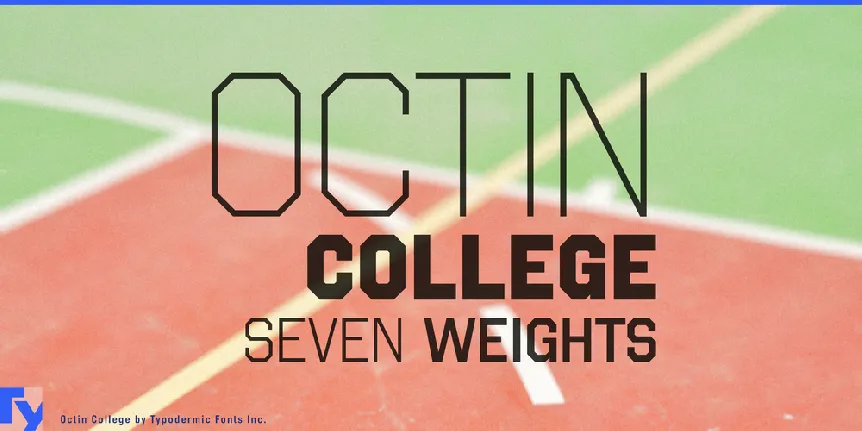 Octin College font