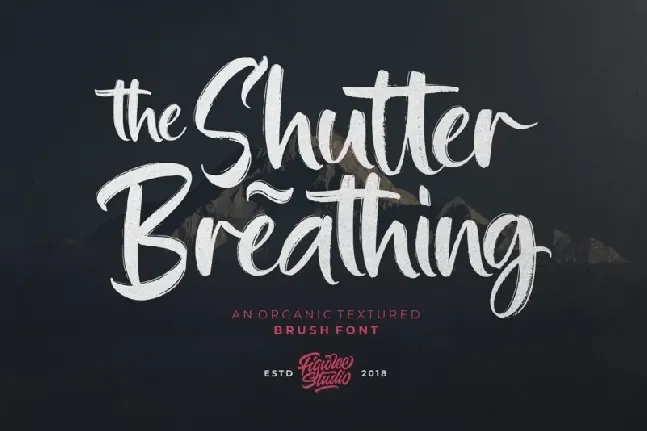 Shutter Breathing font