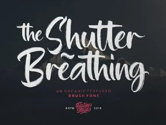 Shutter Breathing font