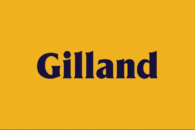 Gilland font