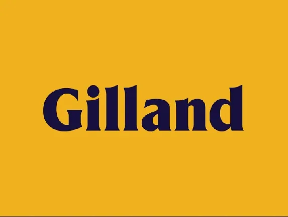 Gilland font