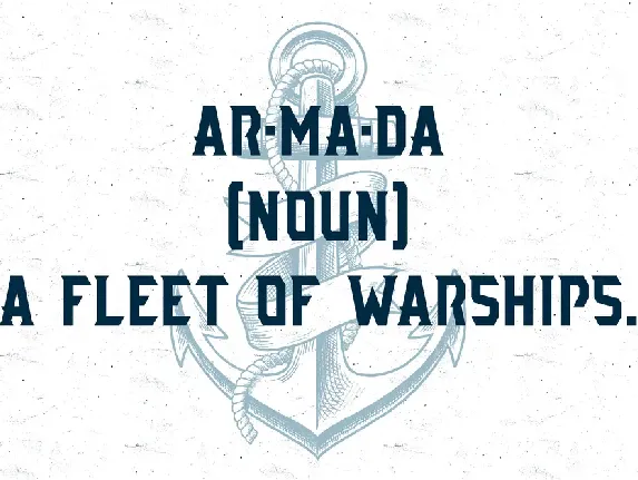 AE Armada Base font