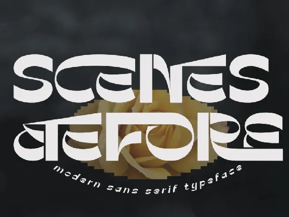 SCENES BEFORE DEMO font