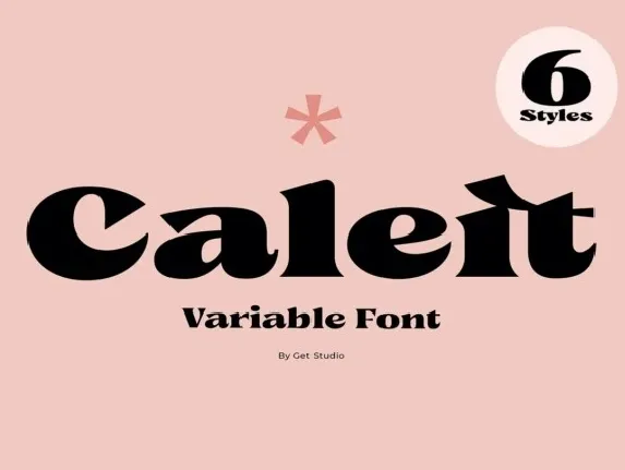 Caleit font