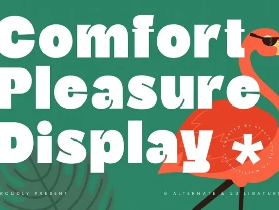 Comfort Pleasure font