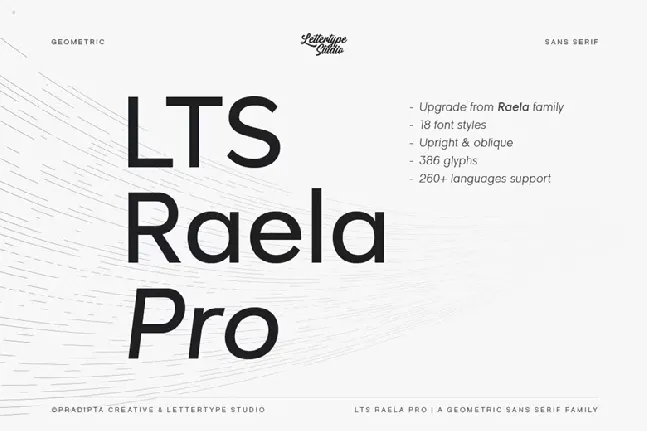 Raela Pro Family font