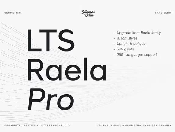 Raela Pro Family font