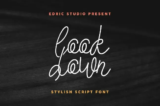 Look Down Demo font