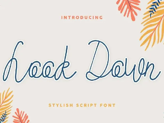 Look Down Demo font