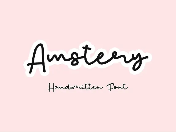 Amstery font